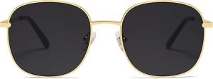 SOJOS Classic Square Sunglasses for Women Men with Spring Hinge Sunnies SJ1137