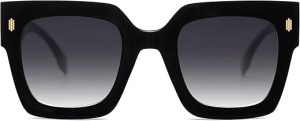 SOJOS Vintage Oversized Square Sunglasses for Women,Retro Womens Luxury Big Sun Glasses UV400 Protection SJ2194